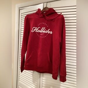 Woman’s Hollister Red Hoodie kangaroo pockets XL Y2K